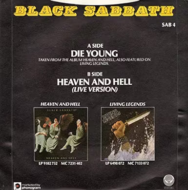 Black Sabbath -The Eternal Idol vinyl LP